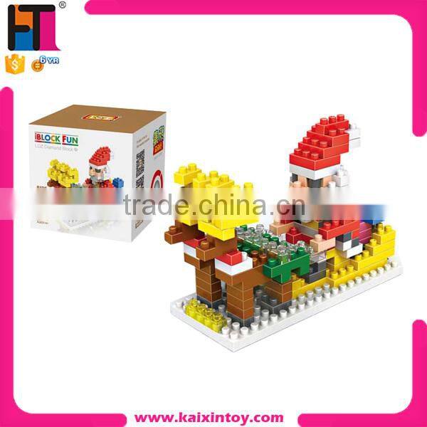 75 pcs plastic children DIY educational snowflake building bricks