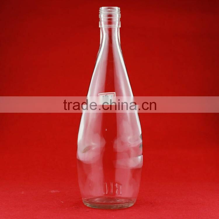 Workable price black logo printed bottles frosted Mexico tequila bottles 750ml drinking empty bottles