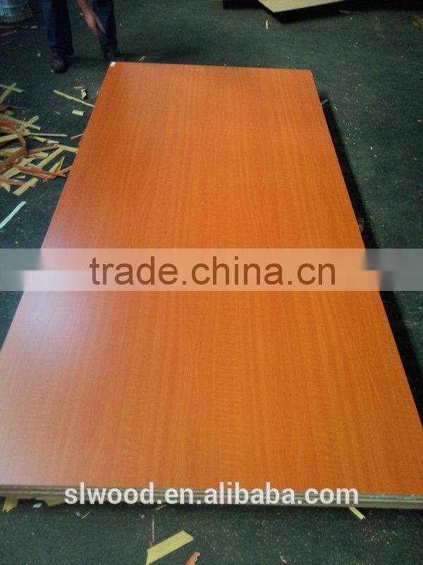 melamine faced mdf with round corner for furniture