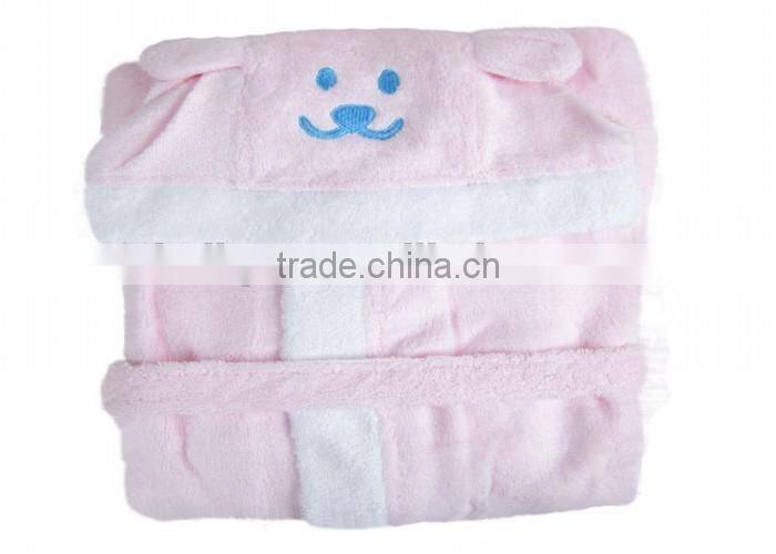 Children Bathrobe Bamboo Kids Sleepwear Cute Hooded Bathrobe