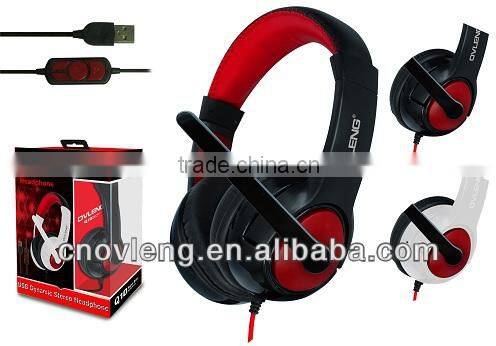 OVLENG usb plug headphone headset