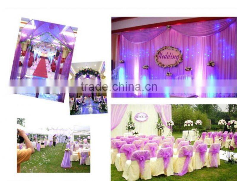 25M X 29CM Organza Roll Sash Chair Bows Table Runner Sashes Swags For Wedding