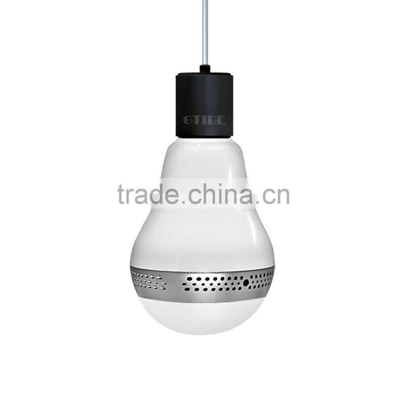 Christmas Ornament Ball Shape Led Light Bulb Bluetooth Speaker