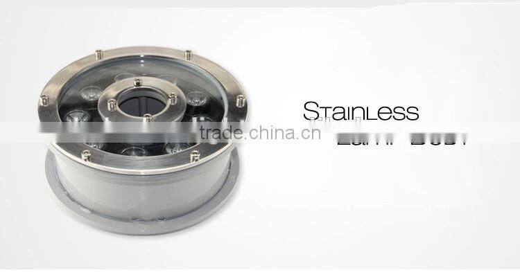 wholesale price ip68 ring dmx led fountain light rgb led underwater light