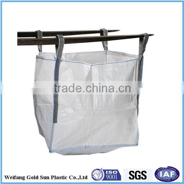one ton bulk bag,Baffle jumbo bags, Q-bag,bulk bag for packing,bulk container liner bag