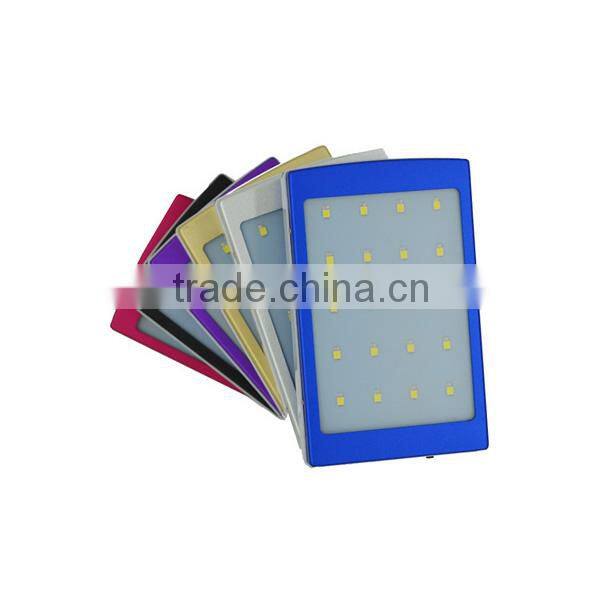 Solar charger paper , rohs solar charger instructions 6000mah colorful