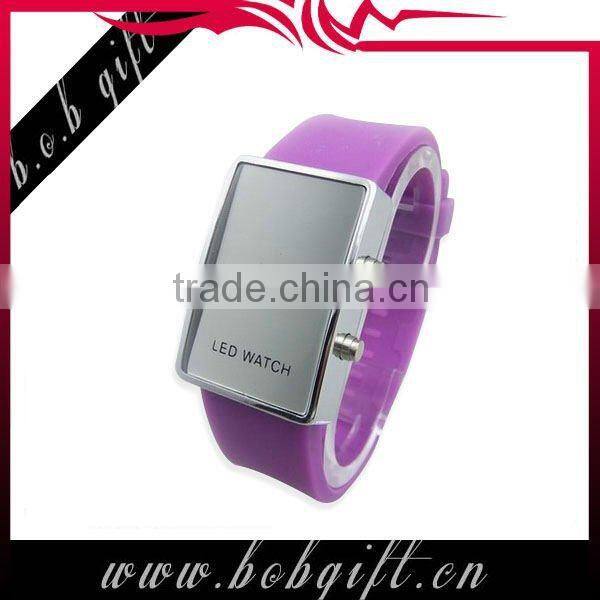 2014 cheap trendy LED silicone wrist watch for men