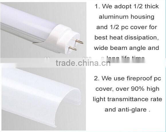 Shenzhen golden supplier led light Ip68 waterproof t8 led tube