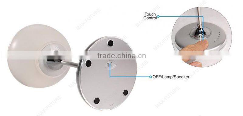 Music Led desk lamp with wireless bluetooth speaker