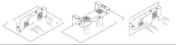 AP-DC2452 DC 24v Overhead ionizing air blower anti static blower