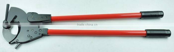 LSDHigh Quality Long handle LK-720 heavy duty Ratchet Cable Cutter for cutting 740mm2 copper pipe