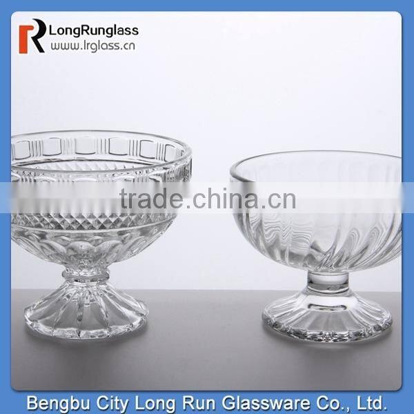 LongRun 8oz sparkle and shine glass ice cream cup
