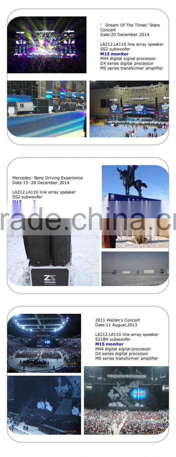 M15 monitor audio speakers pro audio manufacturer