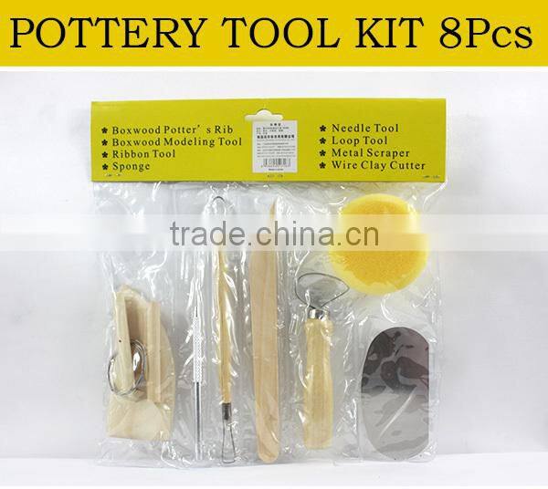 art clay tools-Wooden pottery tool