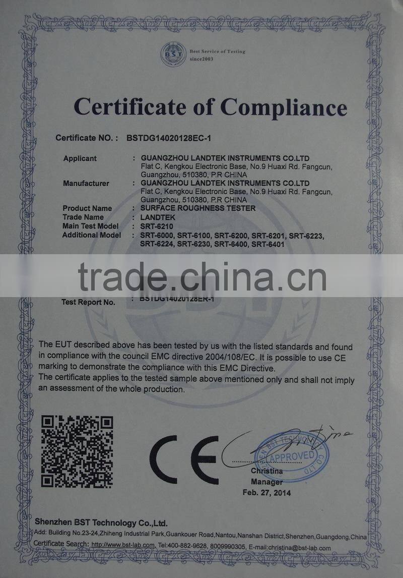 Digital Surface Roughness( Profile) Tester SRT-6223