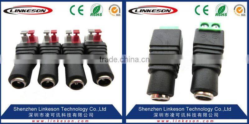 Hot sale male and female DC video power connector