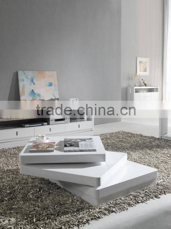 Modern simple style high glossy dining table 1601#