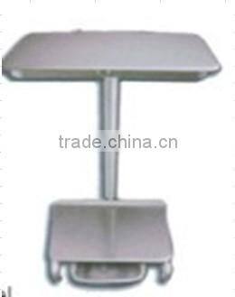 Sack holder with four wheels and floorstanding, freestanding mobile sack holder