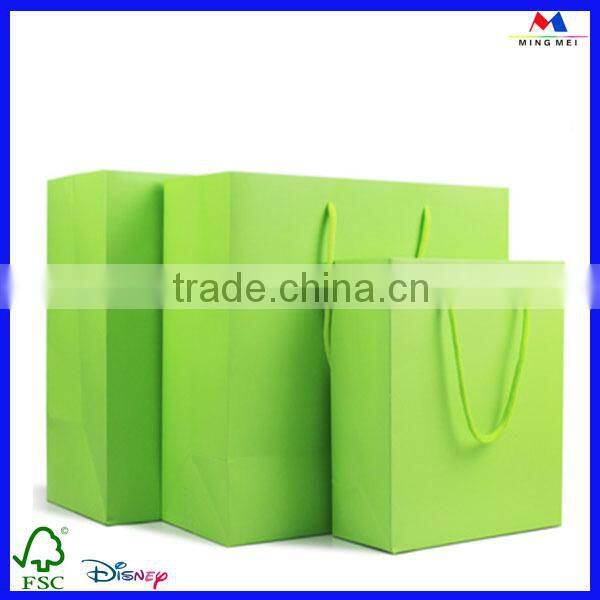 recycled high end paper packing bags