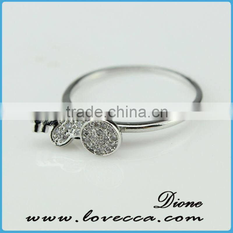 2015 new fashion hot sell shining fashion crystal pave diamond rings for party