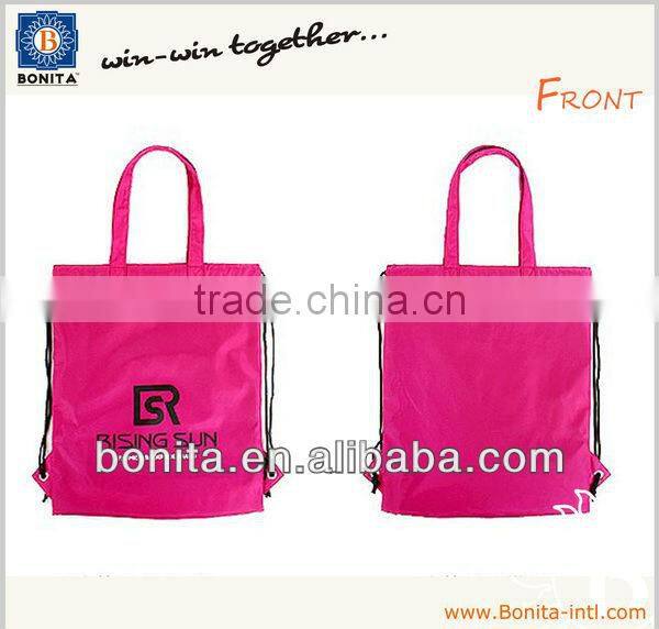 Fashion waterproof drawstring Drawstring gym bag