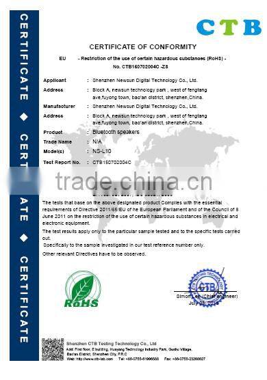 Newsun best price mini bluetooth speaker, wireless bluetooth speaker