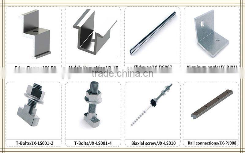 Color Steel Tile Roof PV Bracket (Biaxial Screw)