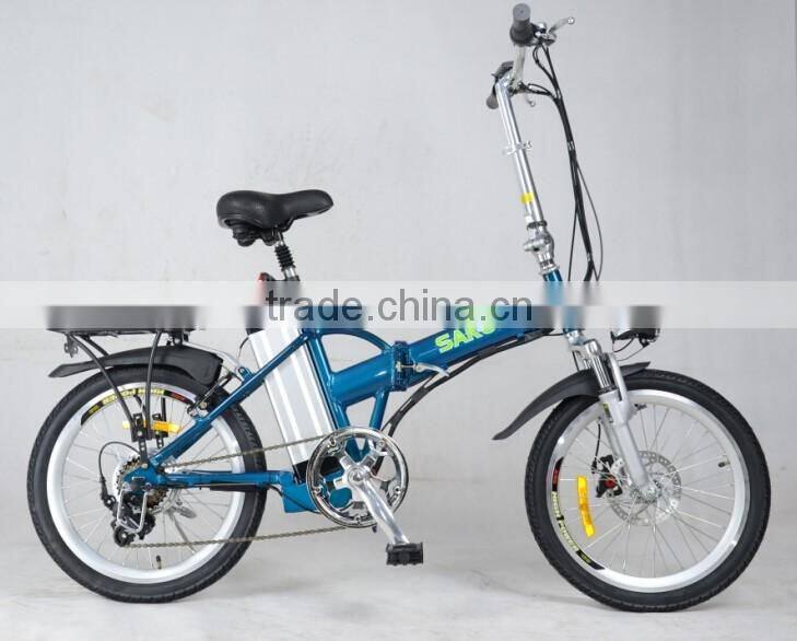 city space 36v 250w foldable 20" lithium e-bike