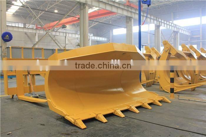 China High Performance-Cost 3T Wheel Loader Side Dump Bucket 1.4M3 For SDLG LG933L Wheel Loader