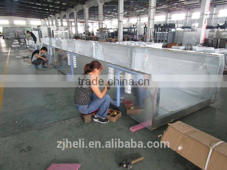 Factory split type supermarket display cabinet