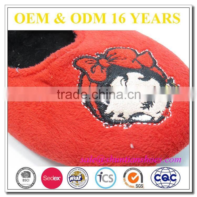 new promotional logo customised ballet shoes for little girls