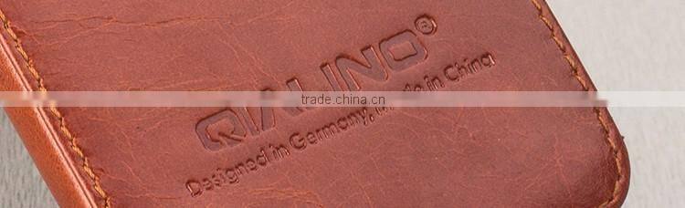 QIALINO new trend bags computer laptop bags men leather briefcase for macbook 12/13/15 inch