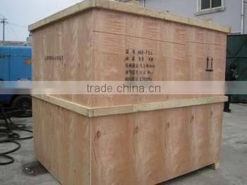 Oil free and water lubricated screw compressor