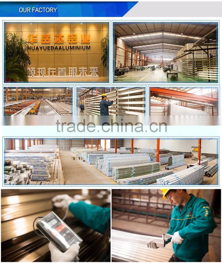 Rail Aluminum Profiles with Super Quality and OEM Service