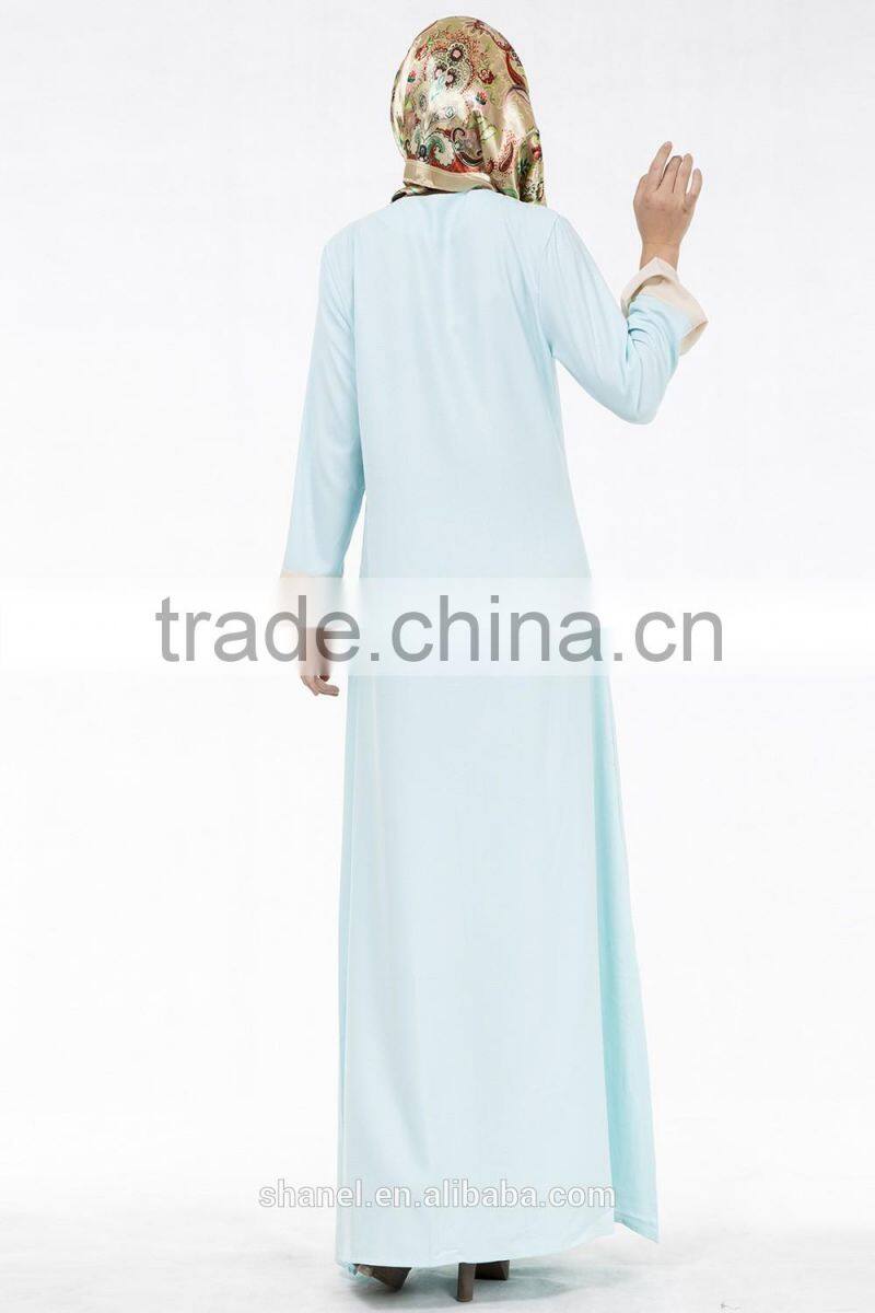 2016 new muslim abaya long dress flare sleeve islamic women clothing