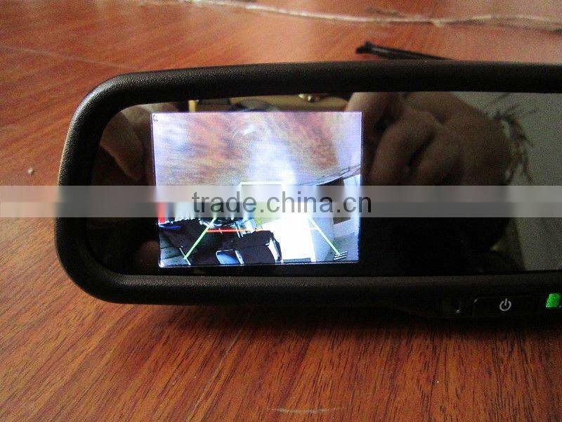 Latest car rear view backup reversing camera ccd for car for cars in 3.0/3.5inch of compass/temperature for your car