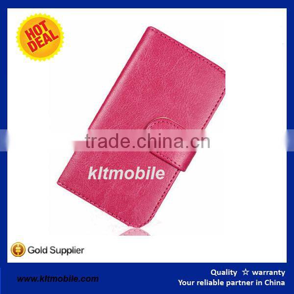 Many colors available low MOQ leather flip cover case for huawei ascend y550