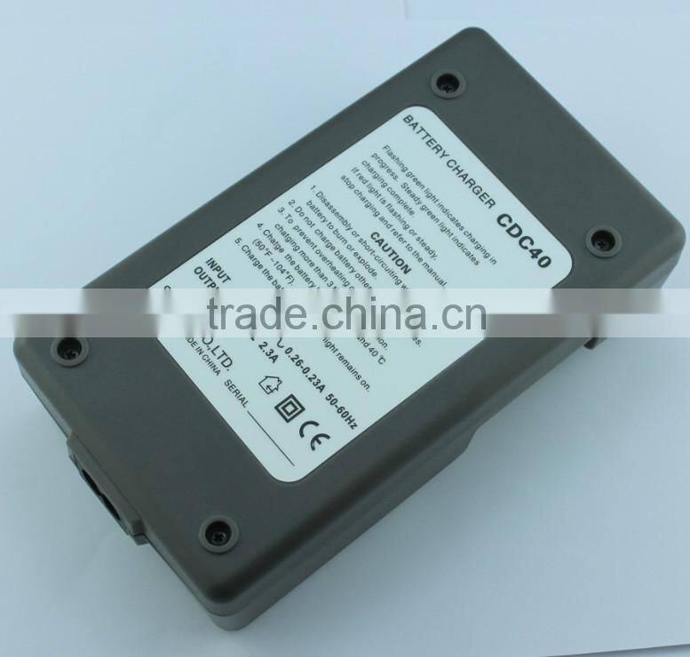 CDC-40 battery charger for Sokkia instrument POWER SET,B,D,100,030R,130R series
