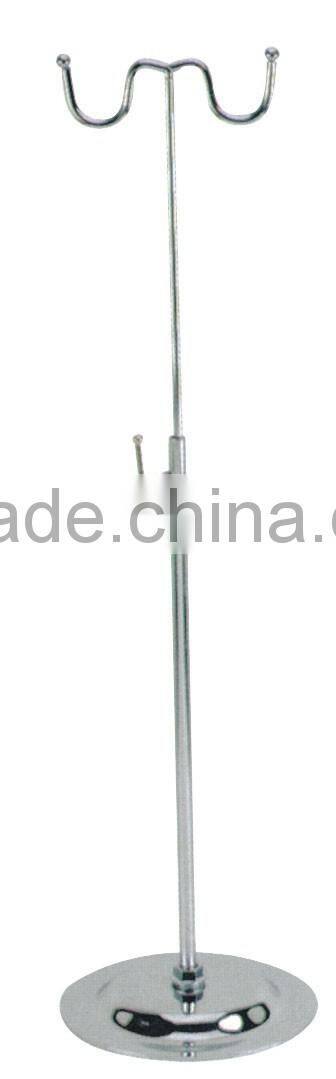 PB-14 metal chrome double side hook rack bag rack for shops