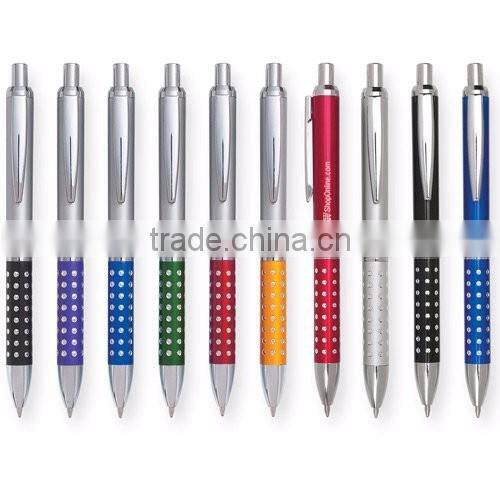 bright colored barrel stylus touch Pen with the diamond cut grip