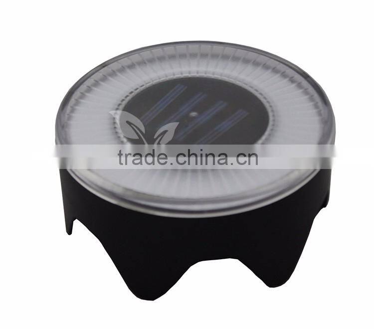 led light wholesalers solar light, round shape solar deck light, super bright power deck led light
