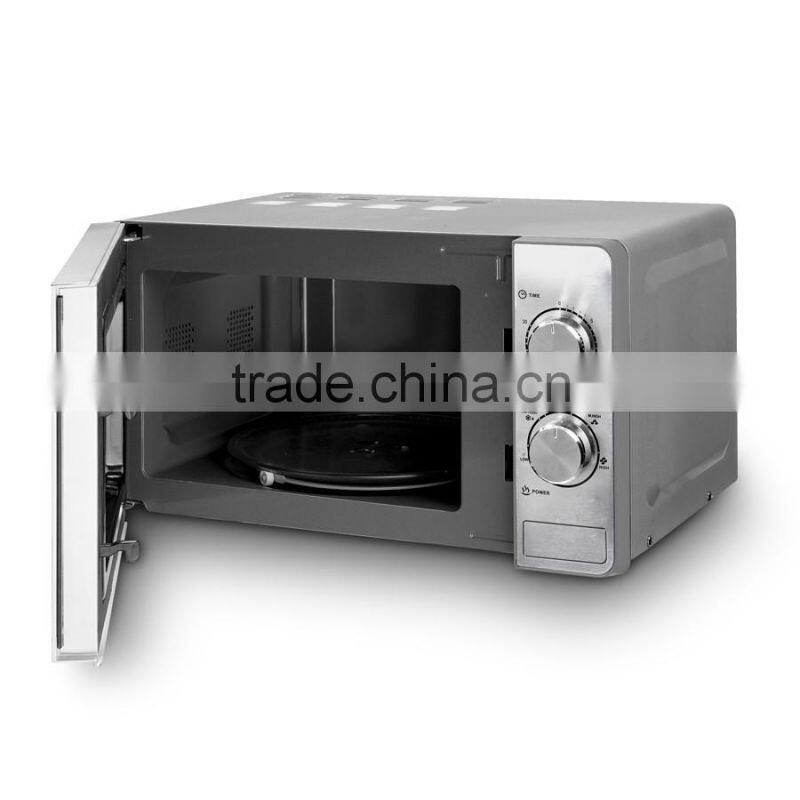 20L 700w stainless steel mechanical control bake microwave oven