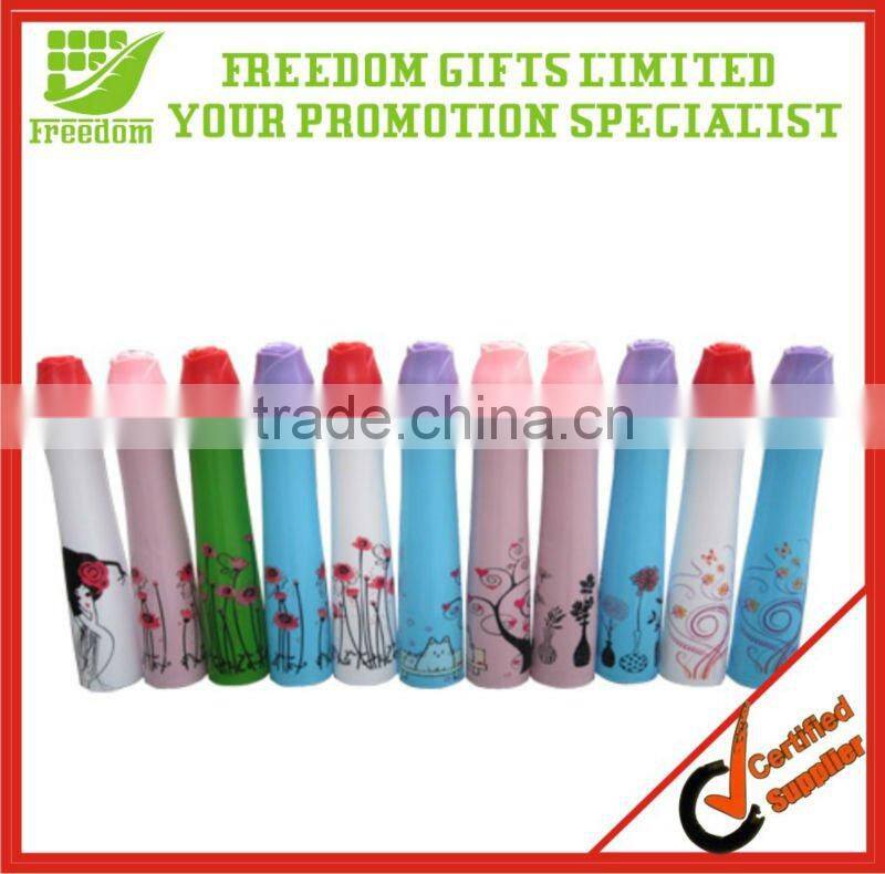Plastic Promotion Customized Rose Bottle Umbrella