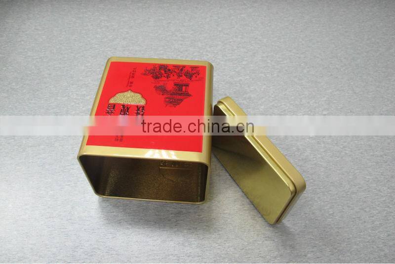 beatiful appearance fashionble air tight tin box for sale