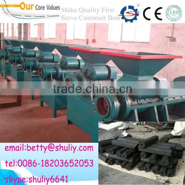 coal dust charcoal briquette extruder machine