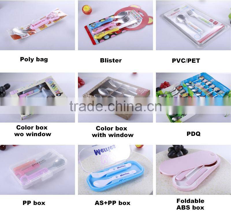reasonable price stainless steel kids set of cutlery set