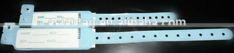 2014 cheap personalised hospital disposable id bracelets/wristband manufacturers