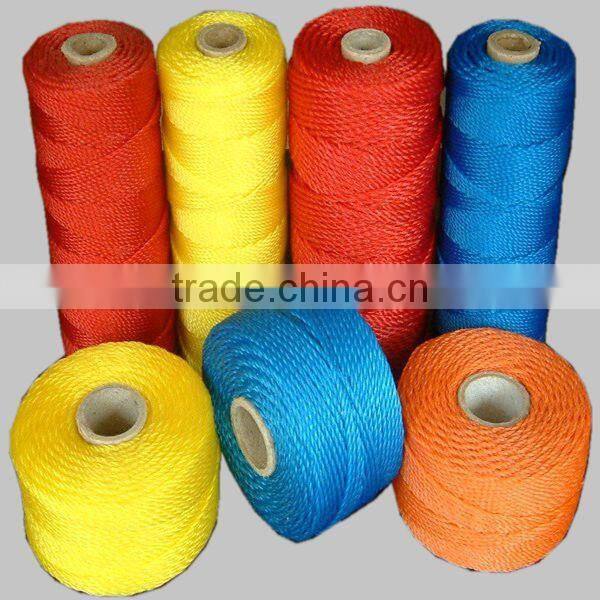 1.5mm twisted pe and pp rope twine sisal rope