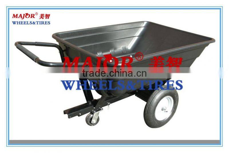 Dump cart for ATV trailer