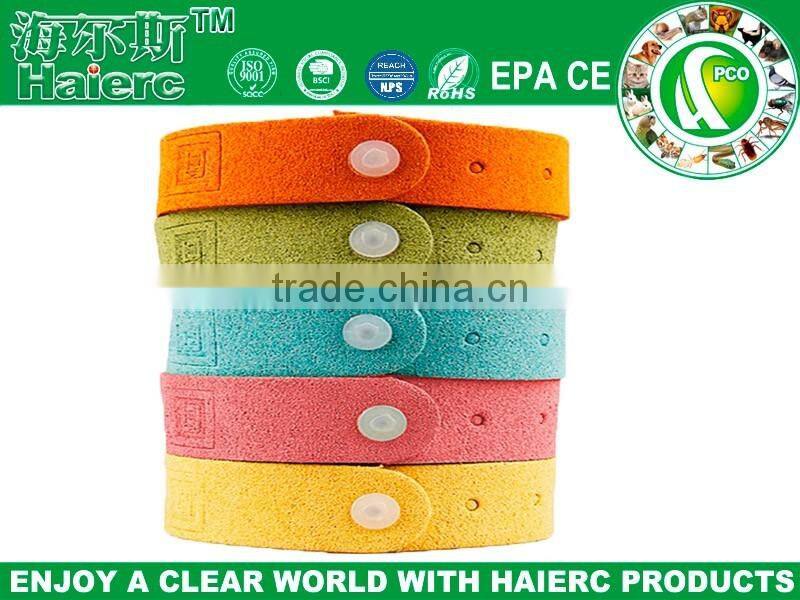 Haierc Clorful Mosquito Repellent Band Promotional Mosquito Repellent Bracelet
